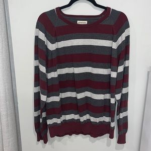 Men’s St. John’s Bay Striped Crewneck Sweater XXL